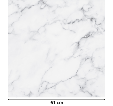 Carta adesiva per mobile marmo bianco - TenStickers
