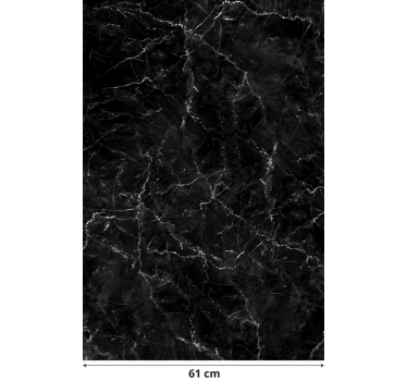 Carta adesiva per mobile marmo negro - TenStickers