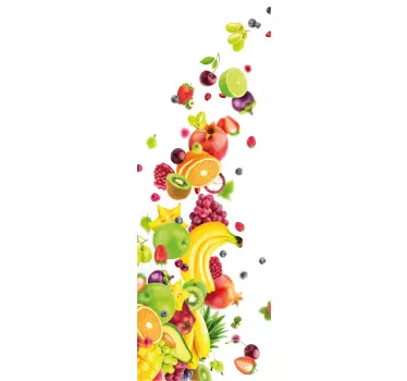 Adesivo per frigo vinilo frutas - TenStickers