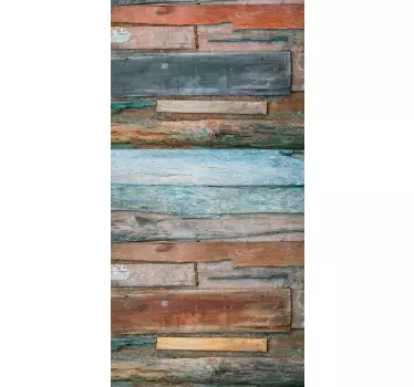 Adesivo per porta madera vieja - TenStickers