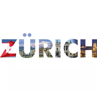 Adesivo murale Zurigo - TenStickers