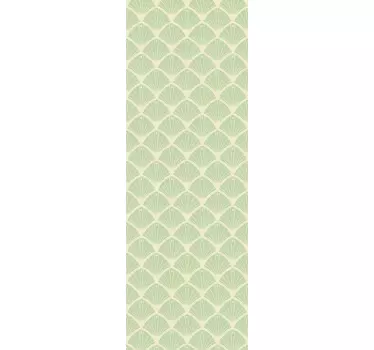 Adesivo per frigo geometrico verde - TenStickers