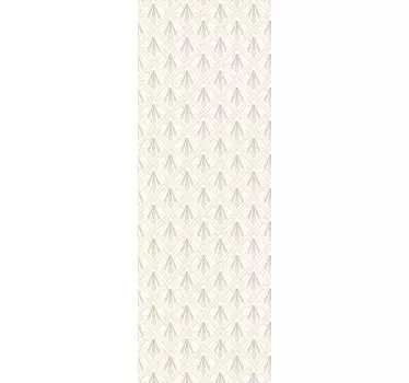 Adesivo per frigo geometrico bianco e oro - TenStickers