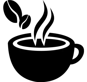 Adesivo per elettrodomestico tazza di caffè - TenStickers