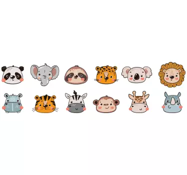 Adesivo adesivi con animali - TenStickers