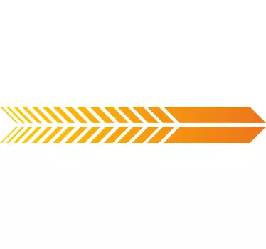 Adesivi per monopattino patinete tiras naranja - TenStickers