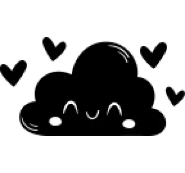 Adesivo cartone cabecero nube - TenStickers