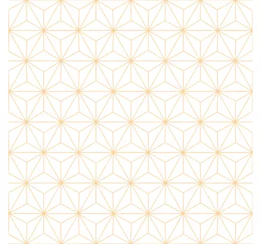 Adesivo linee bianche e dorate - TenStickers