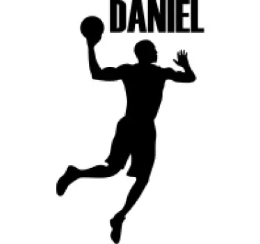 Adesivo murale jumpman personalizzato - TenStickers