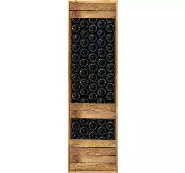 Adesivo per frigo scatola di bottiglie - TenStickers