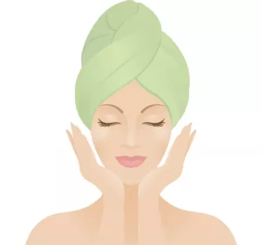 Adesivo estetica e moda bellezza del viso - TenStickers