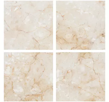 Piastrella adesiva marmo beige - TenStickers