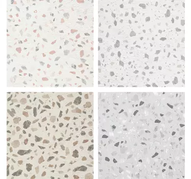 Piastrella adesiva texture di terrazzo - TenStickers