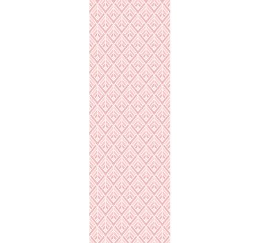 Adesivo per frigo art deco rosa - TenStickers