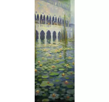 Adesivo per frigo pittura impressionista - TenStickers