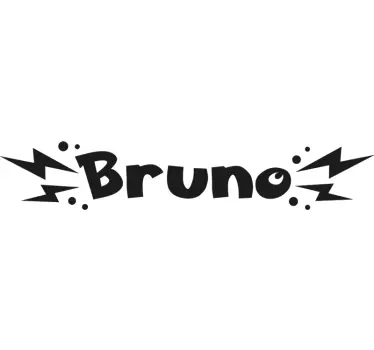Adesivo cartone nome del tipo elettrico - TenStickers