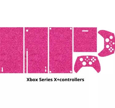 Adesivo Xbox glitter magenta - TenStickers