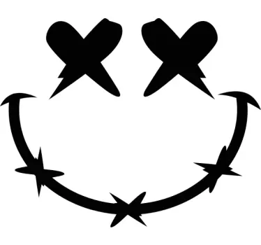 Adesivo moto sorriso morto - TenStickers