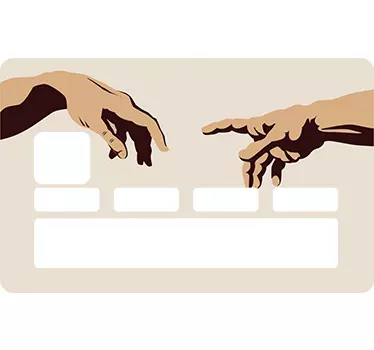 Adesivo carta di credito Michelangelo - TenStickers