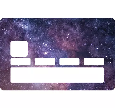 Adesivo carta di credito universo - TenStickers