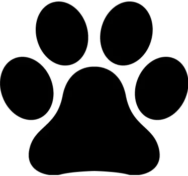 Adesivi impronte zampe di cane - TenStickers