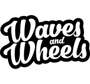 Adesivi surf waves and wheels - TenStickers