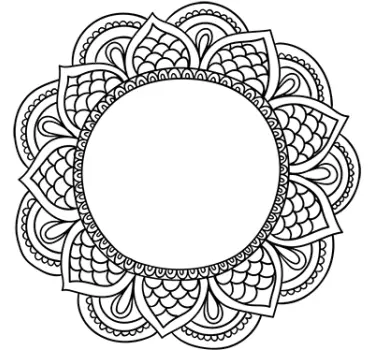 Adesivo decorativo mandala - TenStickers