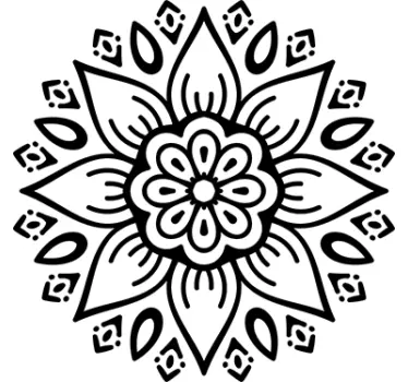 Adesivo decorativo floreale boho - TenStickers