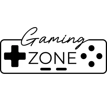 Adesivo murale videogioco zona di gioco - TenStickers