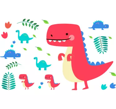 Adesivo animale dinosauri per bambini - TenStickers