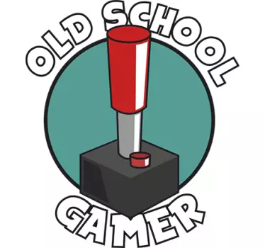 Adesivi old school gamer - TenStickers