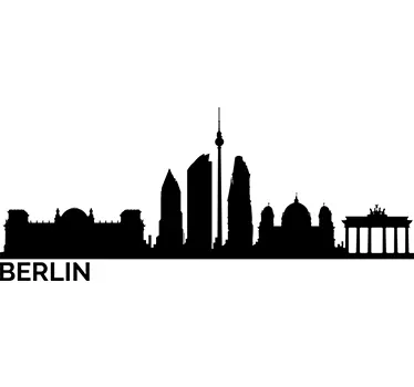 Adesivi skyline Berlino - TenStickers