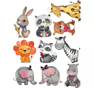 Adesivo animali della giungla - TenStickers