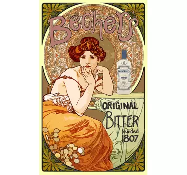 Adesivo Art Nouveau - TenStickers