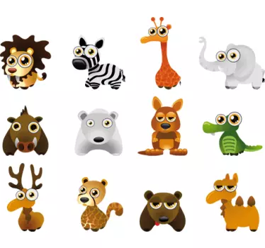 Adesivo bambini animali Arca di Noè - TenStickers