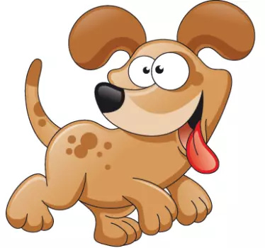 Adesivo bambini cane fumetti - TenStickers