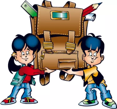 Adesivo bambini ricomincia la scuola - TenStickers