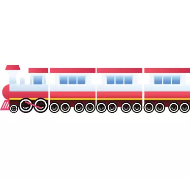 Adesivo bambini trenino giocattolo - TenStickers