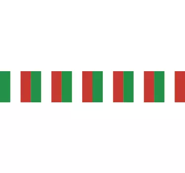 Adesivo bandiera tricolore - TenStickers
