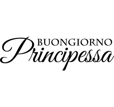 Adesivo Buongiorno Principessa - TenStickers