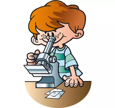 Adesivo cameretta piccolo scienziato - TenStickers