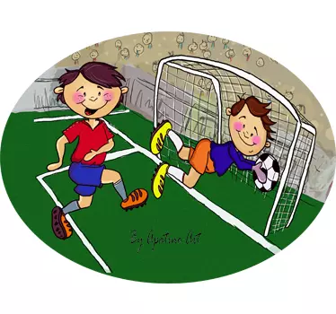 Adesivo cameretta tiro e gol - TenStickers