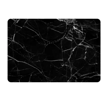 Adesivo da parete in marmo nero - TenStickers