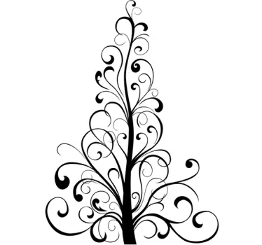 Adesivo decorativo albero Natale - TenStickers