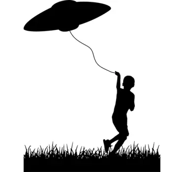 Adesivo decorativo aquilone ufo - TenStickers