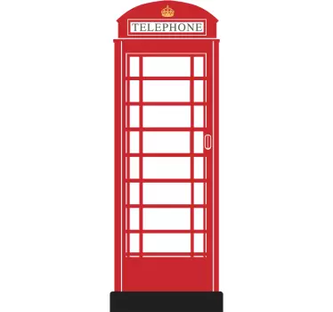 Adesivo decorativo cabina Londra - TenStickers