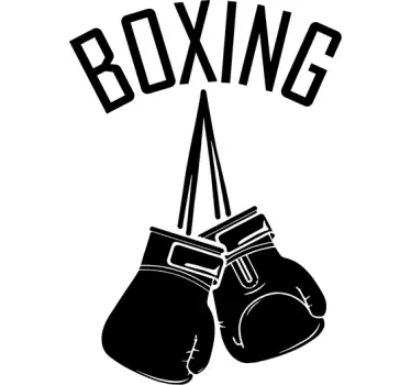 Adesivo decorativo guanti da boxe - TenStickers