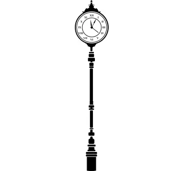 Adesivo decorativo orologio verticale - TenStickers