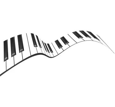 Adesivo decorativo piano forte - TenStickers