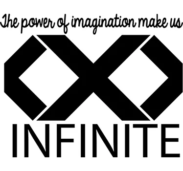 Adesivo decorativo Simbolo infinito Imagination - TenStickers